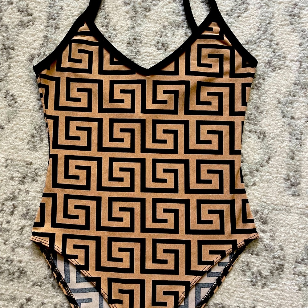 Bodysuit Brown Black Fashion Nova Bodysuit Size Small